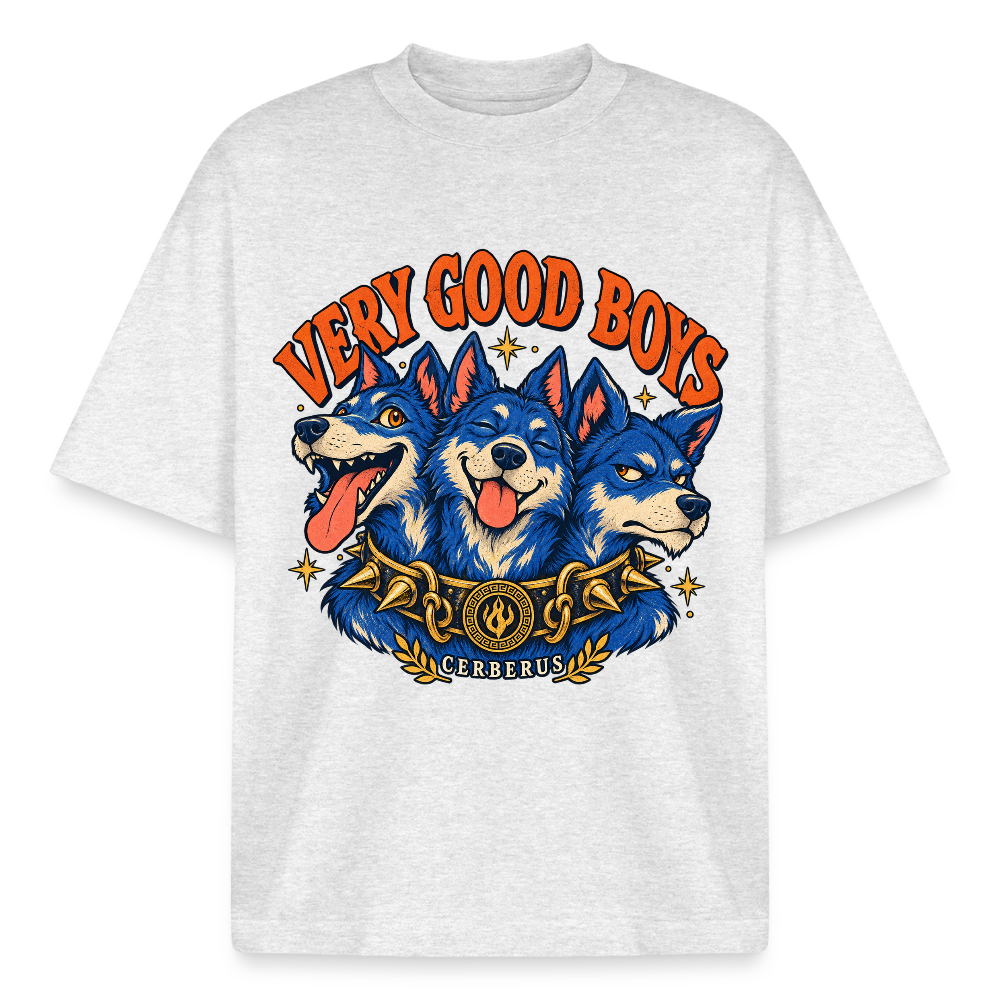 Cerberus Very Good Boys graphic tee in cool heather grey