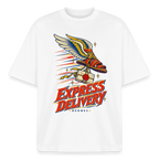 Hermes Express Delivery graphic tee in white