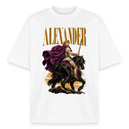 Alexander and Bucephalus graphic tee in white