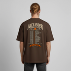 Alexander the Great World Tour graphic tee in mocha