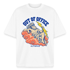 Mount Olympus Out of Office graphic tee in white