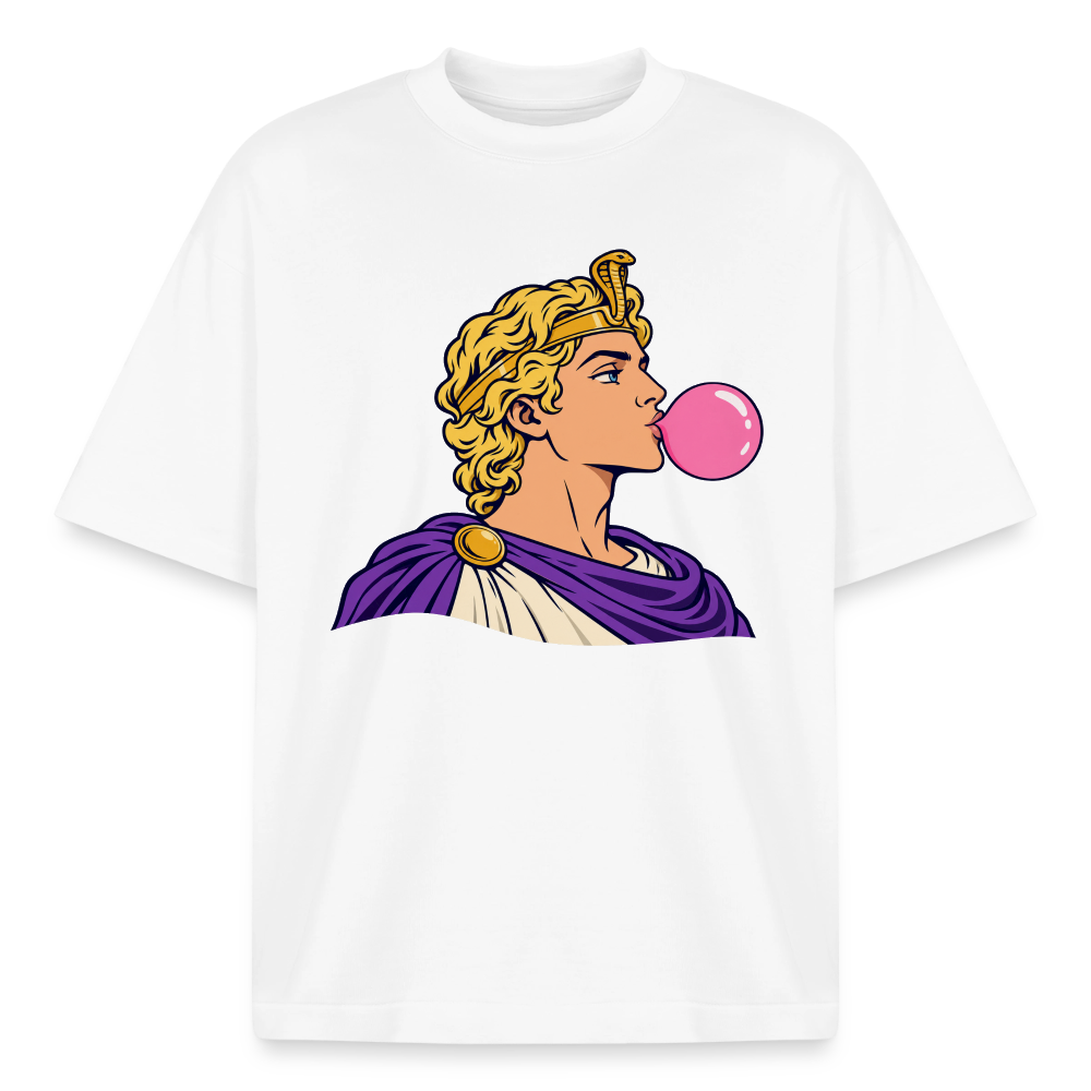 Alexander the Great Bubble graphic tee in white