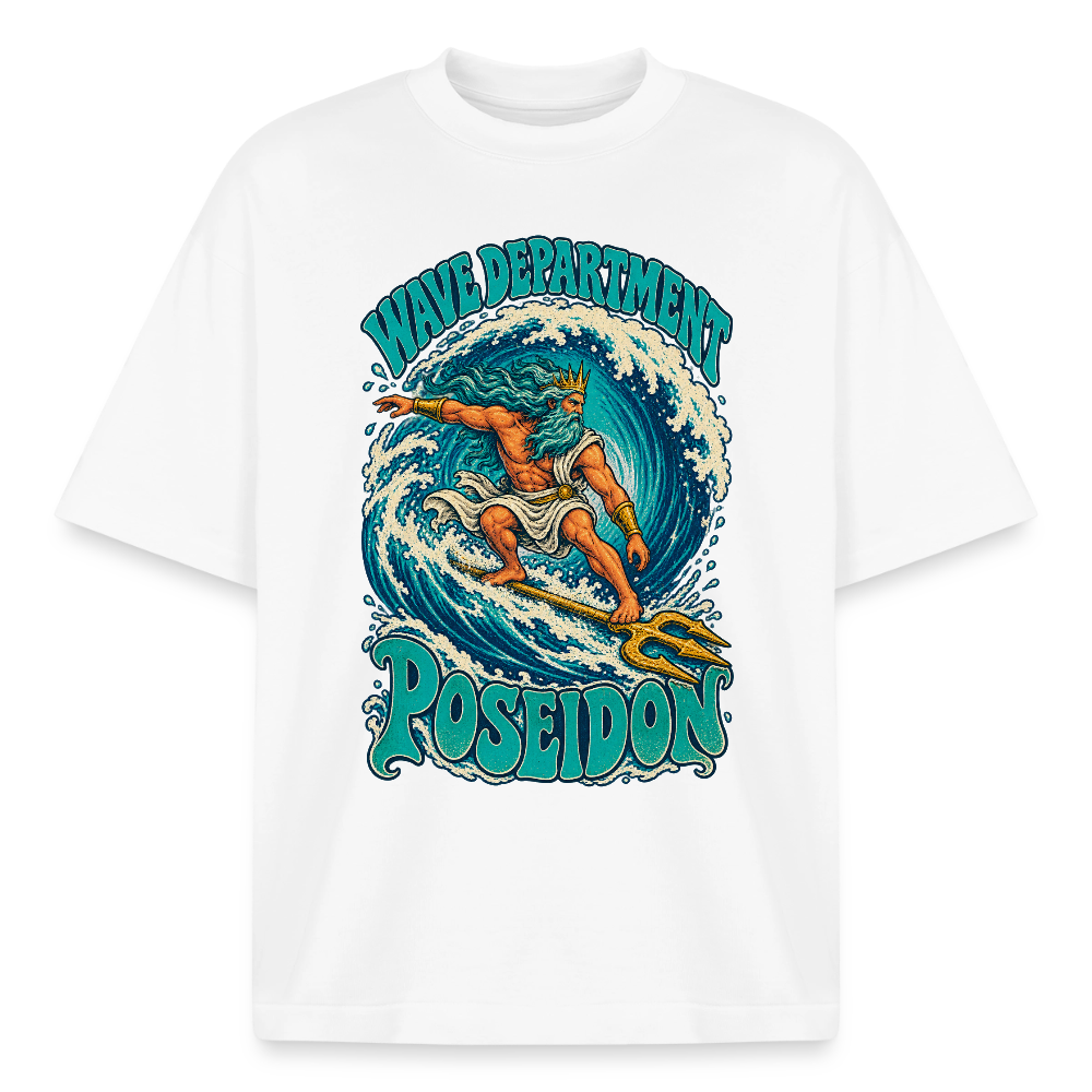Poseidon Wave Department graphic tee in white