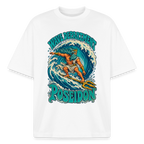 Poseidon Wave Department graphic tee in white