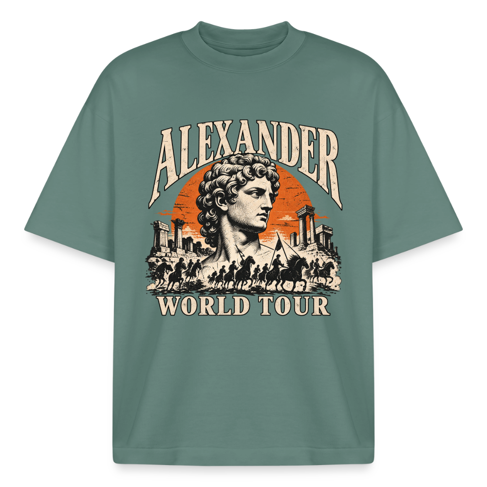 Alexander the Great World Tour graphic tee in green bay