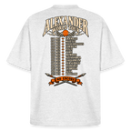 Alexander the Great World Tour graphic tee in cool heather grey