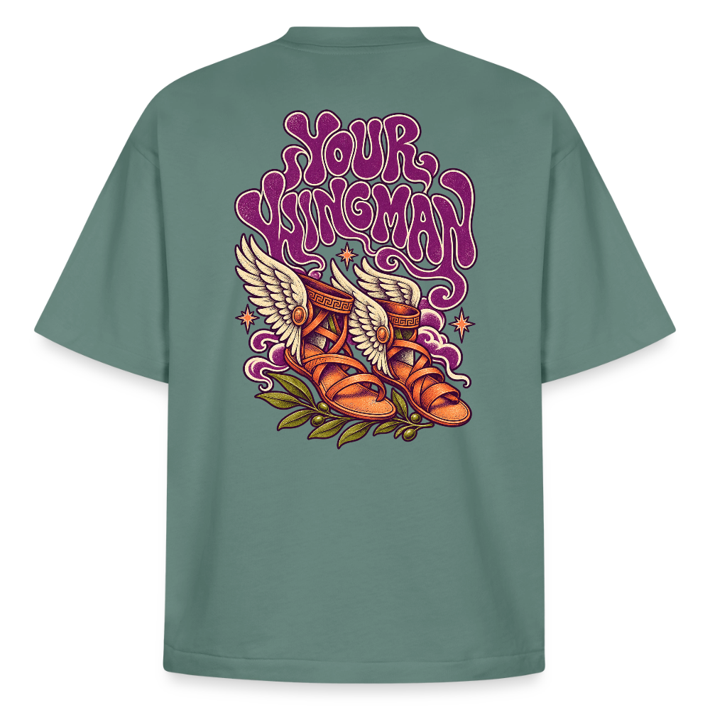 Hermes Greek mythology graphic tee in green bay