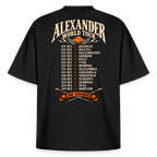 Alexander the Great World Tour graphic tee in black