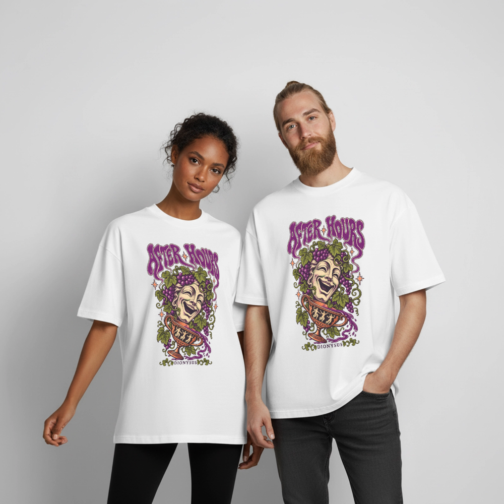 Dionysus After Hours graphic tee in white