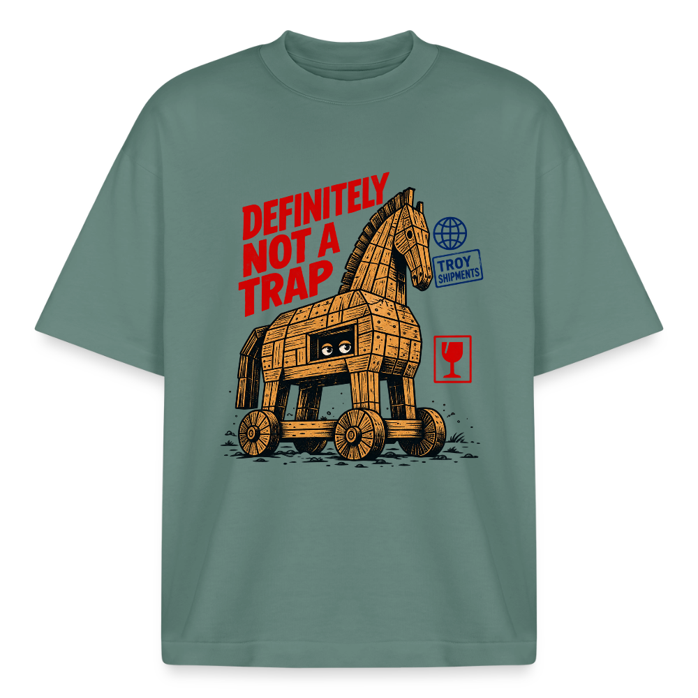 Troy Trojan Horse graphic tee in green bay