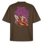 Hermes Greek mythology graphic tee in mocha