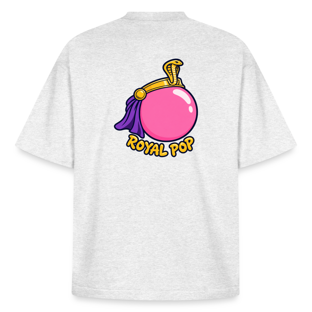 Alexander the Great Bubble graphic tee in cool heather grey