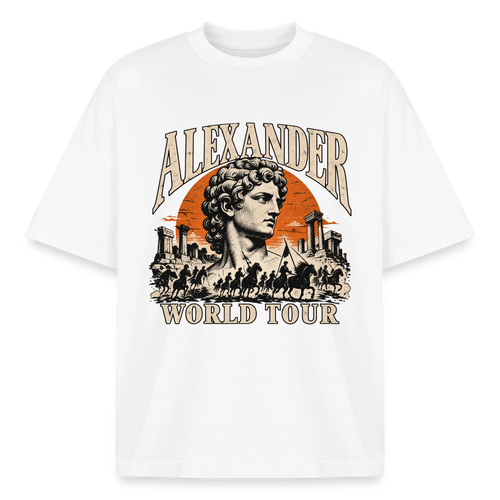 Alexander the Great World Tour graphic tee in white