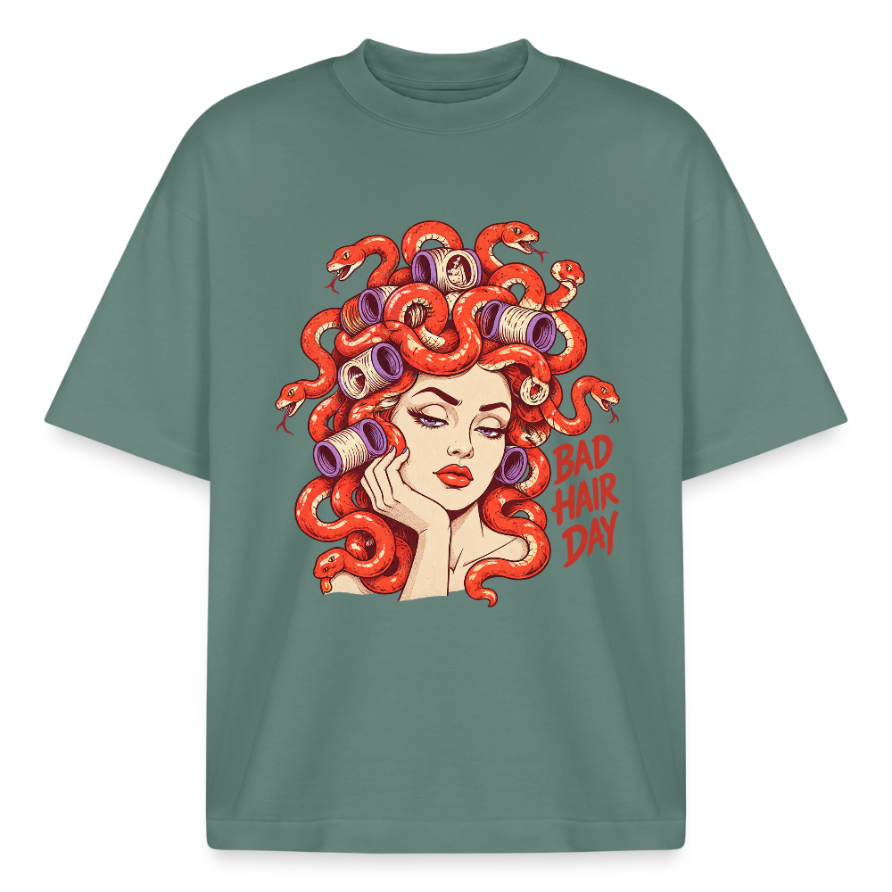 Medusa Greek mythology graphic tee in green bay