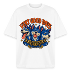 Cerberus Very Good Boys graphic tee in white